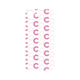 プレミアムパネル［ オリジナル - CASEPLAYイニシャル総柄 - ピンク ］