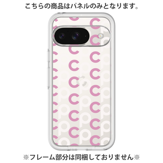 プレミアムパネル［ オリジナル - CASEPLAYイニシャル総柄 - ピンク ］