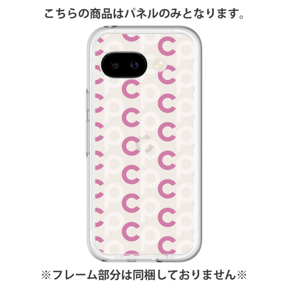 プレミアムパネル［ オリジナル - CASEPLAYイニシャル総柄 - ピンク ］