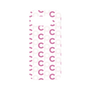 プレミアムパネル［ オリジナル - CASEPLAYイニシャル総柄 - ピンク ］