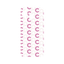 プレミアムパネル［ オリジナル - CASEPLAYイニシャル総柄 - ピンク ］