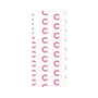 プレミアムパネル［ オリジナル - CASEPLAYイニシャル総柄 - ピンク ］