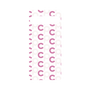 プレミアムパネル［ オリジナル - CASEPLAYイニシャル総柄 - ピンク ］