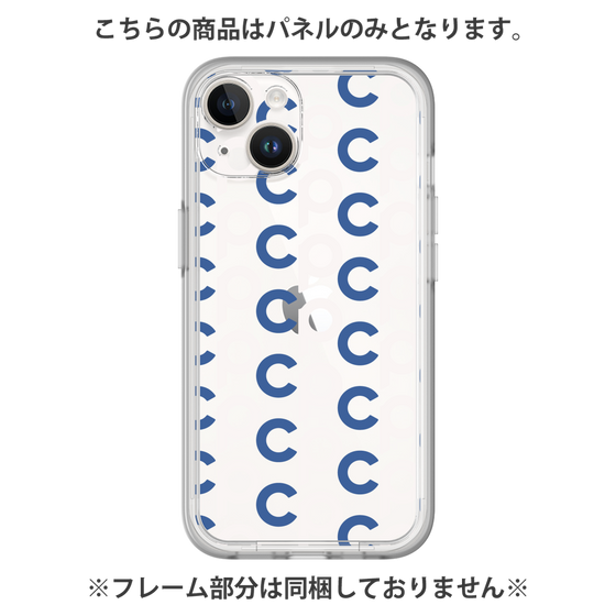 プレミアムパネル［ オリジナル - CASEPLAYイニシャル総柄 - ネイビー ］