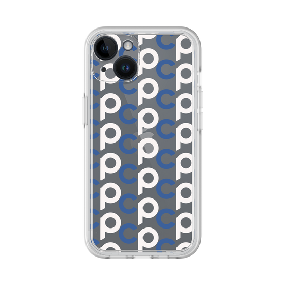 プレミアムパネル［ オリジナル - CASEPLAYイニシャル総柄 - ネイビー ］