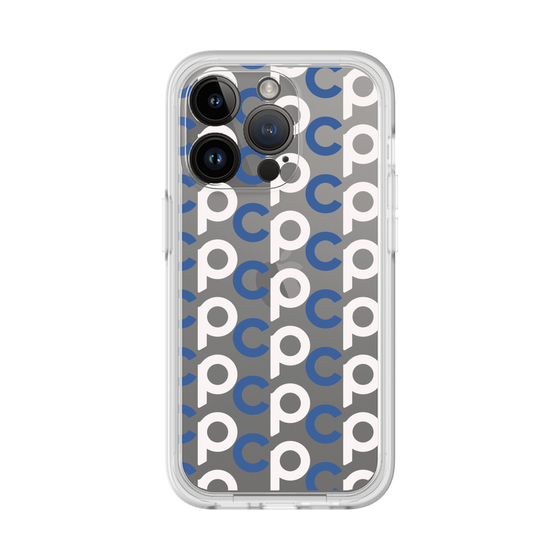 プレミアムパネル［ オリジナル - CASEPLAYイニシャル総柄 - ネイビー ］