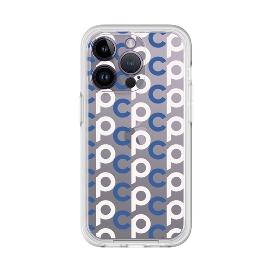 プレミアムパネル［ オリジナル - CASEPLAYイニシャル総柄 - ネイビー ］