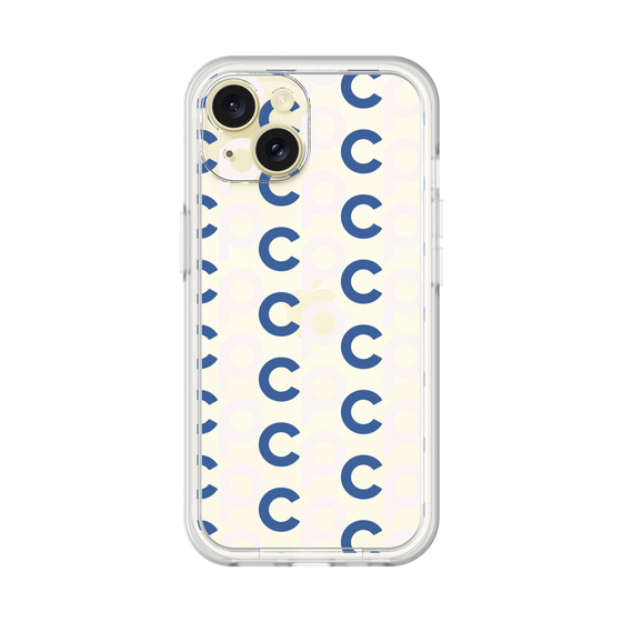 プレミアムパネル［ オリジナル - CASEPLAYイニシャル総柄 - ネイビー ］