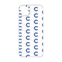 プレミアムパネル［ オリジナル - CASEPLAYイニシャル総柄 - ネイビー ］