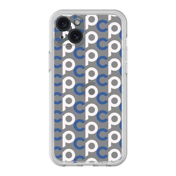 プレミアムパネル［ オリジナル - CASEPLAYイニシャル総柄 - ネイビー ］
