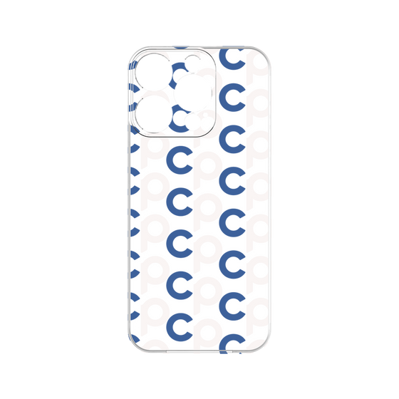 プレミアムパネル［ オリジナル - CASEPLAYイニシャル総柄 - ネイビー ］