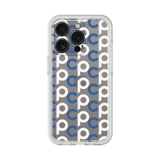 プレミアムパネル［ オリジナル - CASEPLAYイニシャル総柄 - ネイビー ］