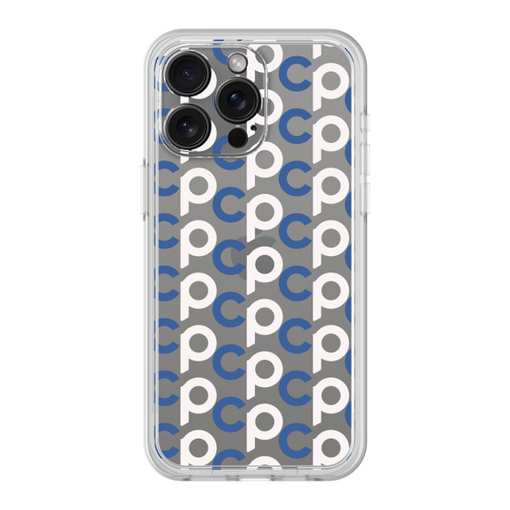 プレミアムパネル［ オリジナル - CASEPLAYイニシャル総柄 - ネイビー ］