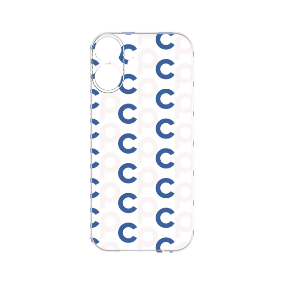 プレミアムパネル［ オリジナル - CASEPLAYイニシャル総柄 - ネイビー ］