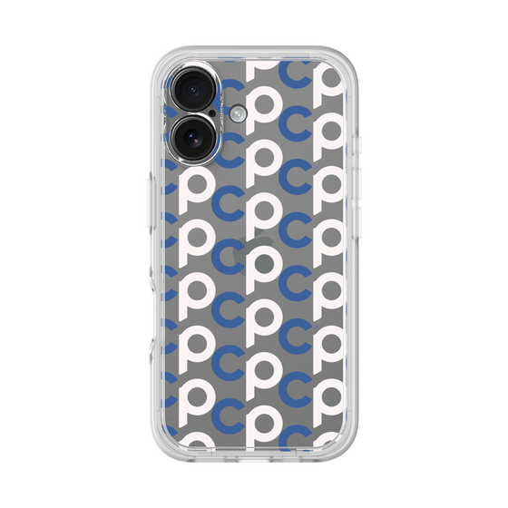 プレミアムパネル［ オリジナル - CASEPLAYイニシャル総柄 - ネイビー ］