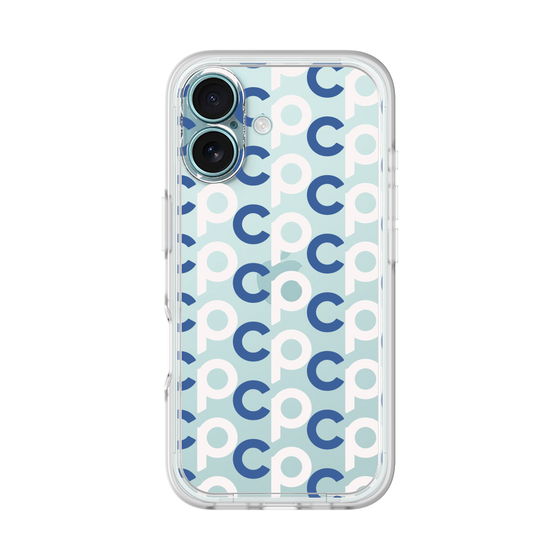 プレミアムパネル［ オリジナル - CASEPLAYイニシャル総柄 - ネイビー ］