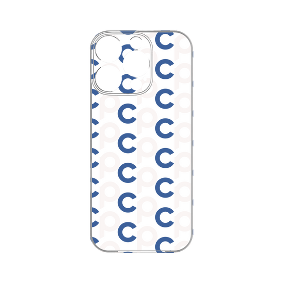 プレミアムパネル［ オリジナル - CASEPLAYイニシャル総柄 - ネイビー ］