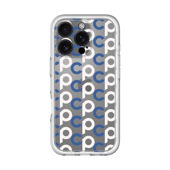 プレミアムパネル［ オリジナル - CASEPLAYイニシャル総柄 - ネイビー ］