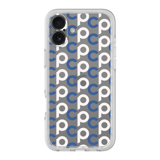 プレミアムパネル［ オリジナル - CASEPLAYイニシャル総柄 - ネイビー ］