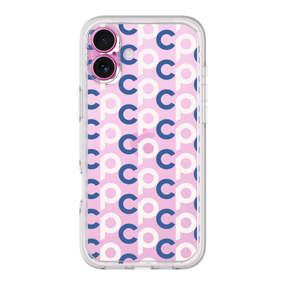 プレミアムパネル［ オリジナル - CASEPLAYイニシャル総柄 - ネイビー ］