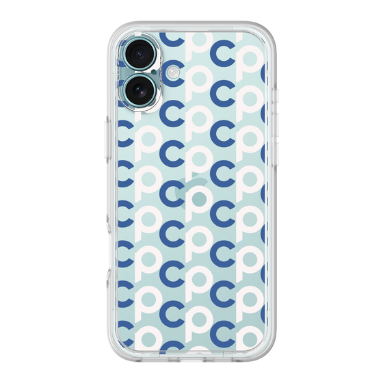 プレミアムパネル［ オリジナル - CASEPLAYイニシャル総柄 - ネイビー ］