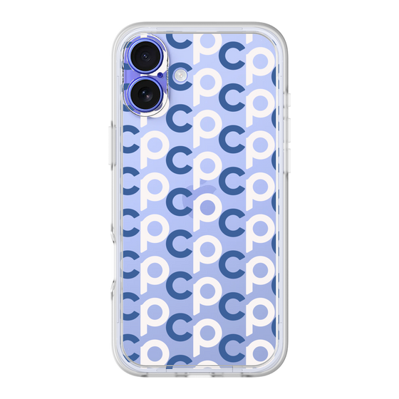 プレミアムパネル［ オリジナル - CASEPLAYイニシャル総柄 - ネイビー ］