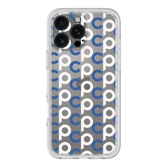 プレミアムパネル［ オリジナル - CASEPLAYイニシャル総柄 - ネイビー ］