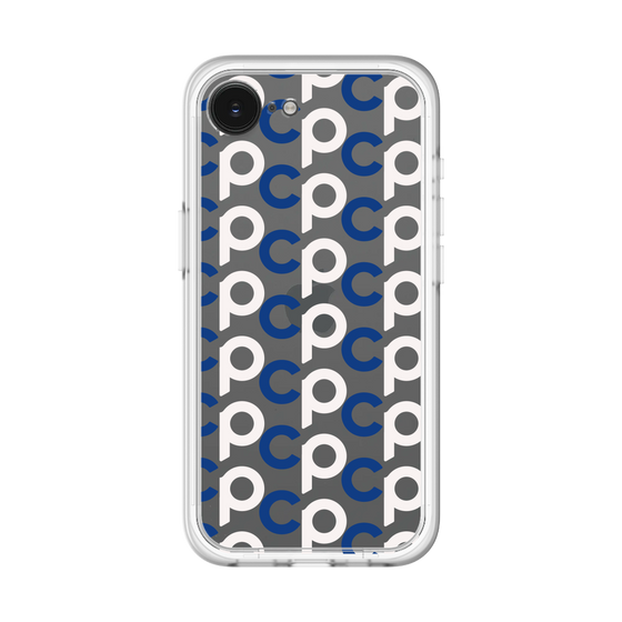 プレミアムパネル［ オリジナル - CASEPLAYイニシャル総柄 - ネイビー ］