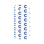 プレミアムパネル［ オリジナル - CASEPLAYイニシャル総柄 - ネイビー ］