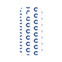 プレミアムパネル［ オリジナル - CASEPLAYイニシャル総柄 - ネイビー ］