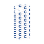 プレミアムパネル［ オリジナル - CASEPLAYイニシャル総柄 - ネイビー ］