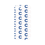 プレミアムパネル［ オリジナル - CASEPLAYイニシャル総柄 - ネイビー ］