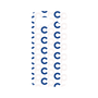 プレミアムパネル［ オリジナル - CASEPLAYイニシャル総柄 - ネイビー ］