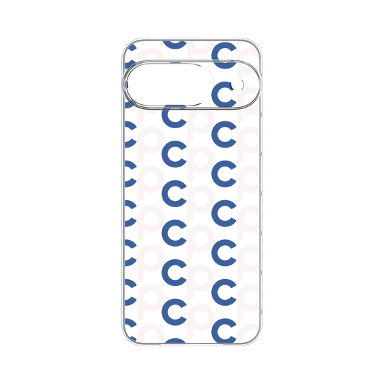 プレミアムパネル［ オリジナル - CASEPLAYイニシャル総柄 - ネイビー ］