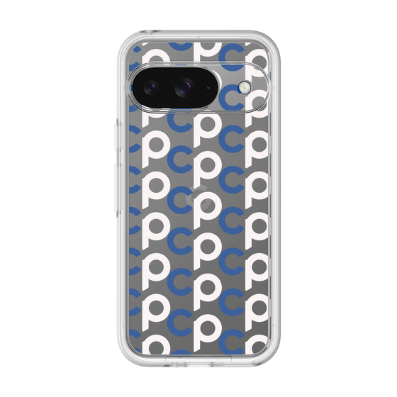 プレミアムパネル［ オリジナル - CASEPLAYイニシャル総柄 - ネイビー ］