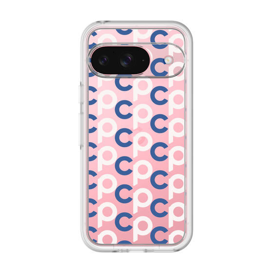 プレミアムパネル［ オリジナル - CASEPLAYイニシャル総柄 - ネイビー ］