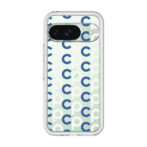 プレミアムパネル［ オリジナル - CASEPLAYイニシャル総柄 - ネイビー ］