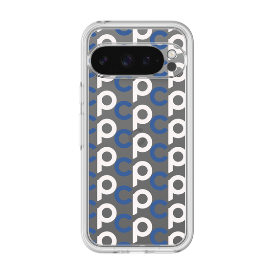 プレミアムパネル［ オリジナル - CASEPLAYイニシャル総柄 - ネイビー ］