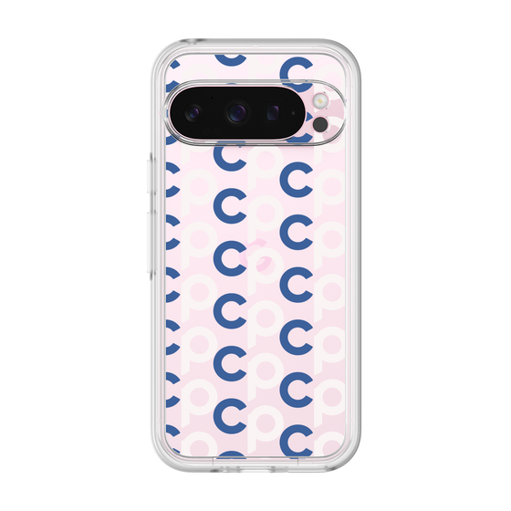 プレミアムパネル［ オリジナル - CASEPLAYイニシャル総柄 - ネイビー ］