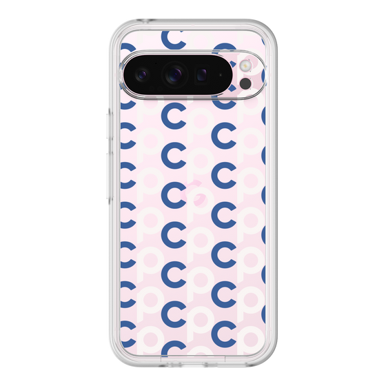 プレミアムパネル［ オリジナル - CASEPLAYイニシャル総柄 - ネイビー ］