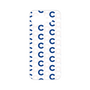 プレミアムパネル［ オリジナル - CASEPLAYイニシャル総柄 - ネイビー ］