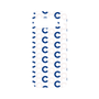 プレミアムパネル［ オリジナル - CASEPLAYイニシャル総柄 - ネイビー ］