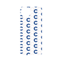 プレミアムパネル［ オリジナル - CASEPLAYイニシャル総柄 - ネイビー ］