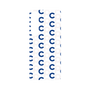 プレミアムパネル［ オリジナル - CASEPLAYイニシャル総柄 - ネイビー ］