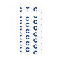 プレミアムパネル［ オリジナル - CASEPLAYイニシャル総柄 - ネイビー ］