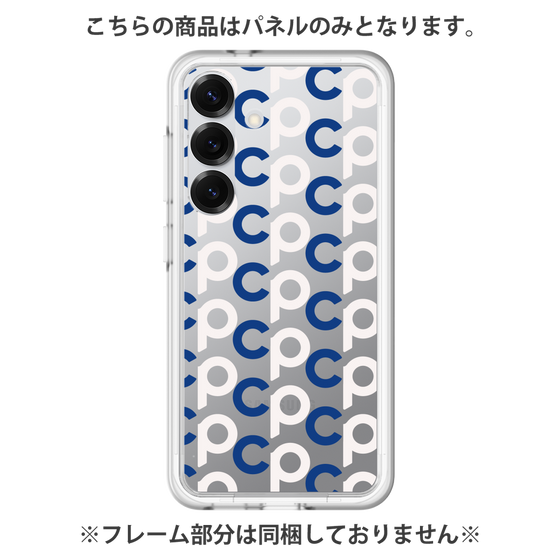 プレミアムパネル［ オリジナル - CASEPLAYイニシャル総柄 - ネイビー ］