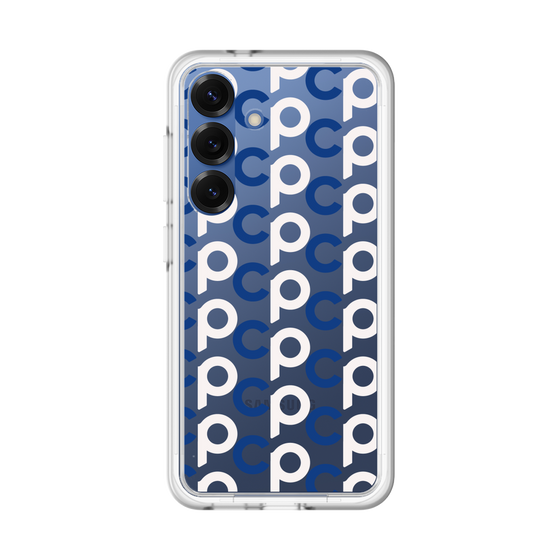 プレミアムパネル［ オリジナル - CASEPLAYイニシャル総柄 - ネイビー ］