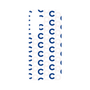 プレミアムパネル［ オリジナル - CASEPLAYイニシャル総柄 - ネイビー ］