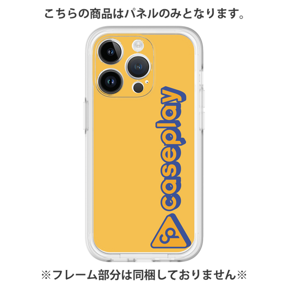 プレミアムパネル［ オリジナル - CASEPLAYロゴタイプ - オレンジ ］
