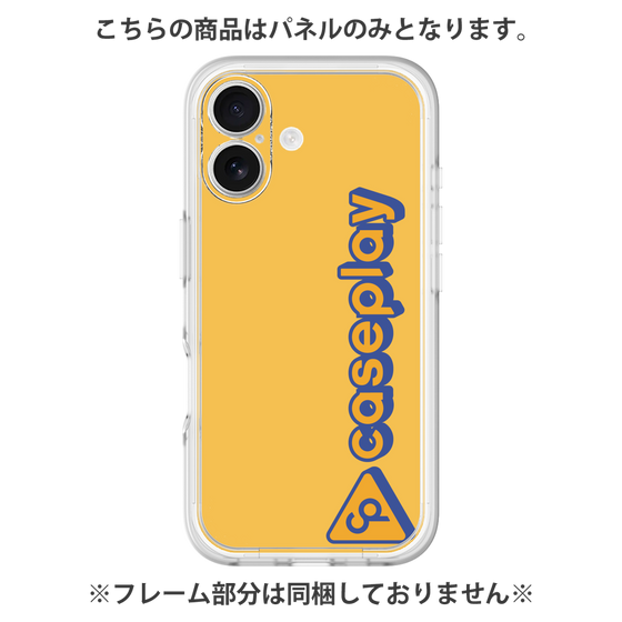 プレミアムパネル［ オリジナル - CASEPLAYロゴタイプ - オレンジ ］